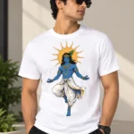 Meditative Krishna Art Tee